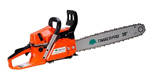 524x279 Timberpro 58cc 20 Petrol Chainsaw With 2 Chains, Carry Bag