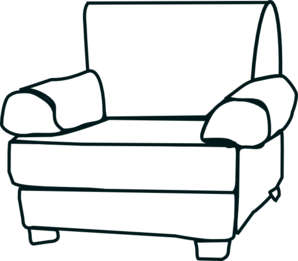 298x261 Furniture Clipart Armchair