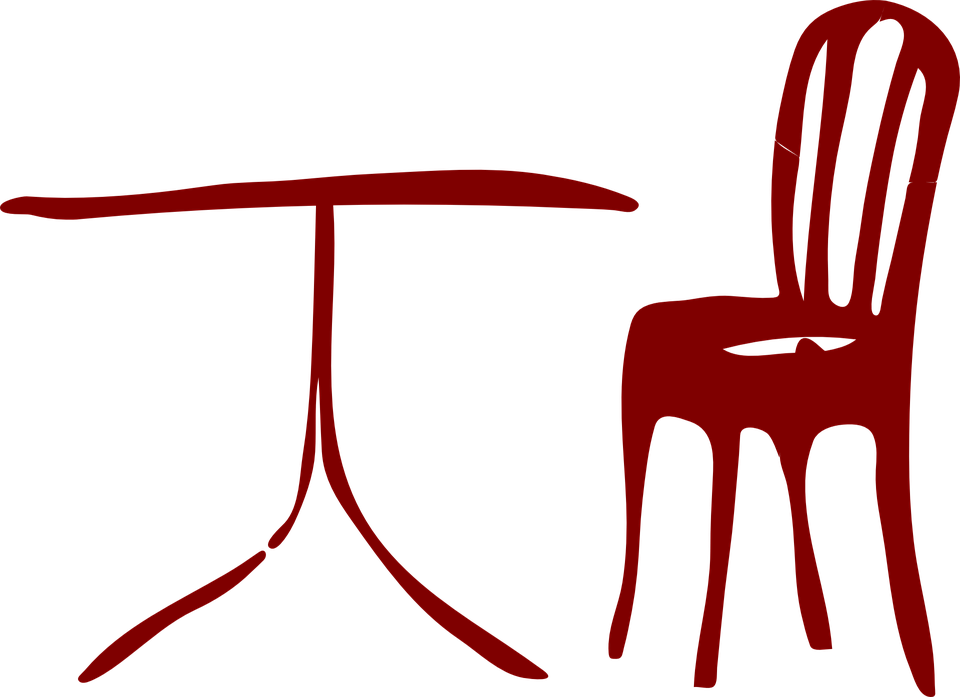 960x697 Chair Clipart Vector