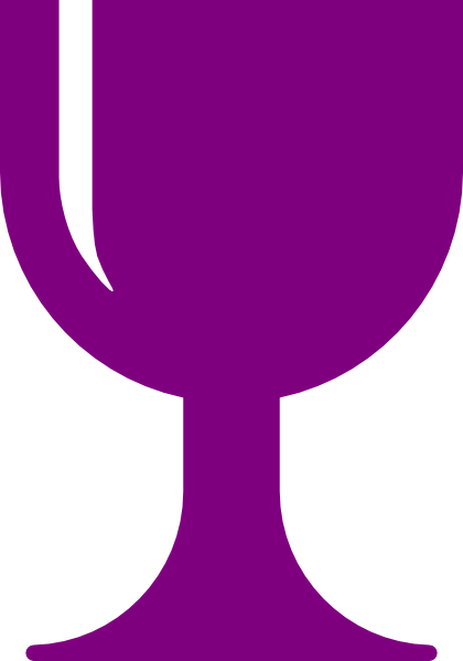 420x599 Purple Chalice Clip Art