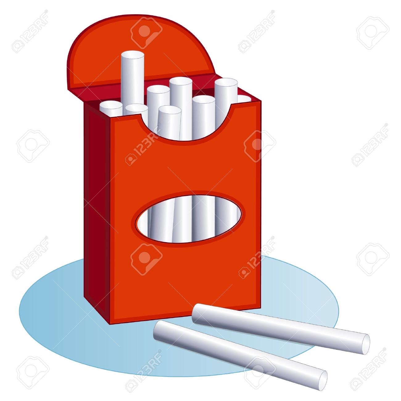 1300x1300 Box Of Chalk, Sticks Royalty Free Cliparts, Vectors, And Stock