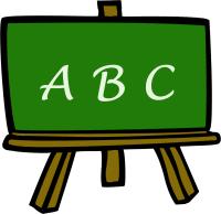 200x194 Abc Chalkboard Clipart