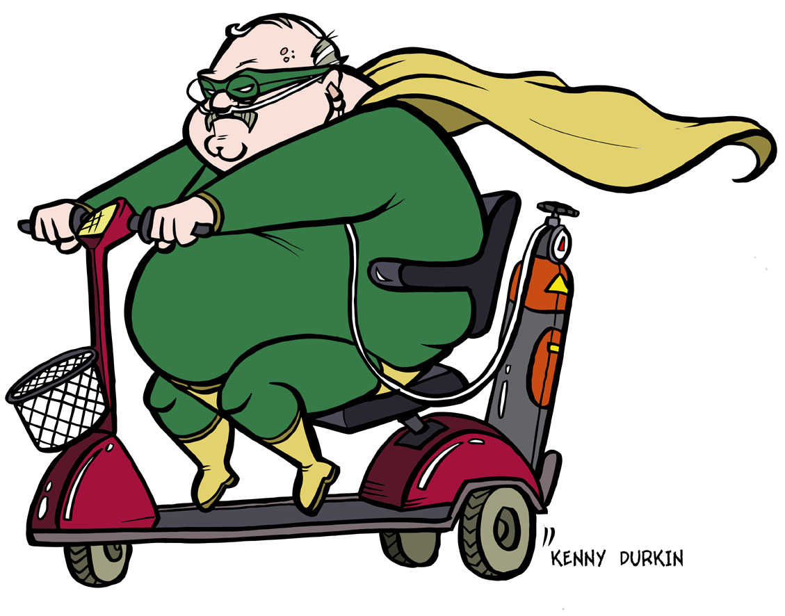 1129x886 Toon Challenge Retired Superhero Final ~ Dynasty Caricature