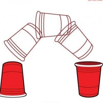 350x350 Flip Cup Clip Art