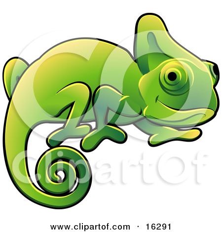 450x470 Chameleon Clipart Outline