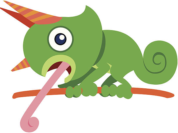 612x459 Chameleon Clipart Vector