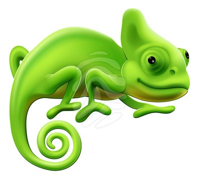 400x361 Clip Art Cute Chameleon Clipart Panda
