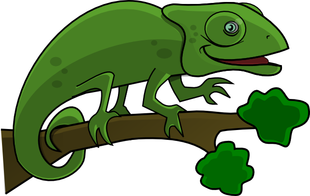 631x398 Free Chameleon Clip Art