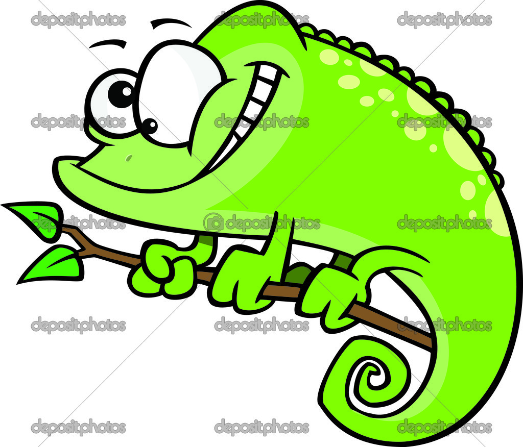 1024x876 Chameleon Clip Art