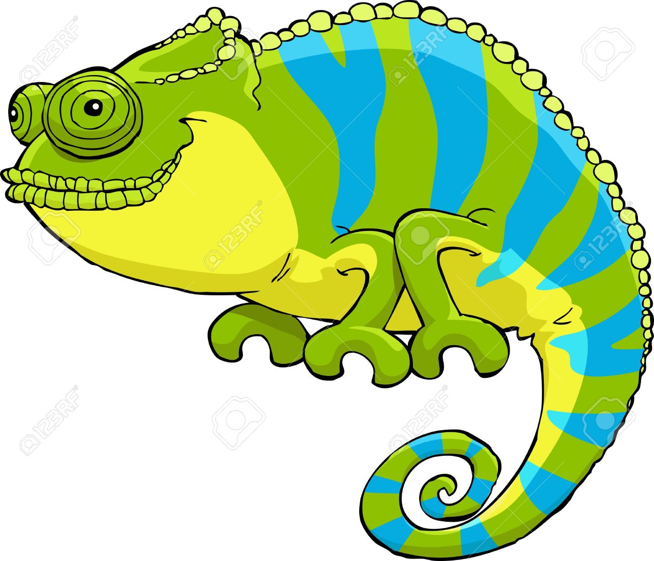 1300x1115 Chameleon Clipart Camouflage