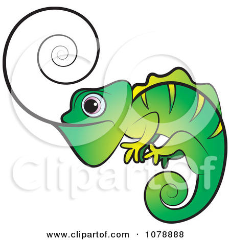 450x470 Chameleon Clipart Tongue