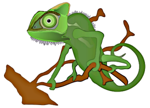 300x217 Chameleon Clip Art Download