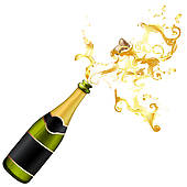 170x170 Champagne Bottle Clip Art