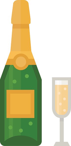 291x593 Bottle Clipart Champagne