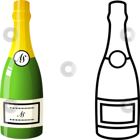 449x450 Champagne Bottle Clipart