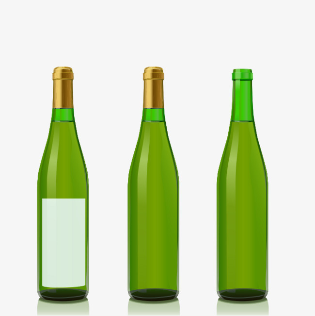 650x651 Champagne Bottle, Green Glass Bottle, Red Wine Png Image For Free
