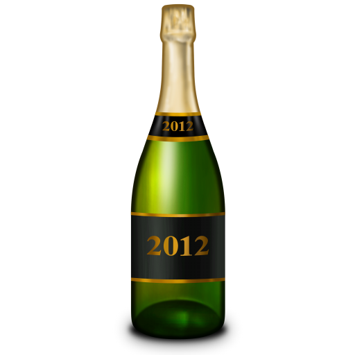 512x512 Champagne Bottle Icon New Year Iconset