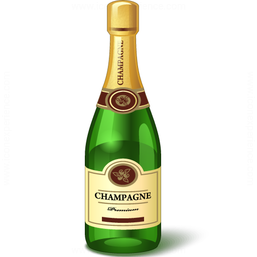 512x512 Iconexperience V Collection Champagne Bottle Icon