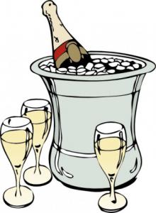 220x300 Champagne Clipart