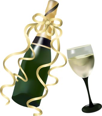 340x386 Champagne Glass Clip Art 4