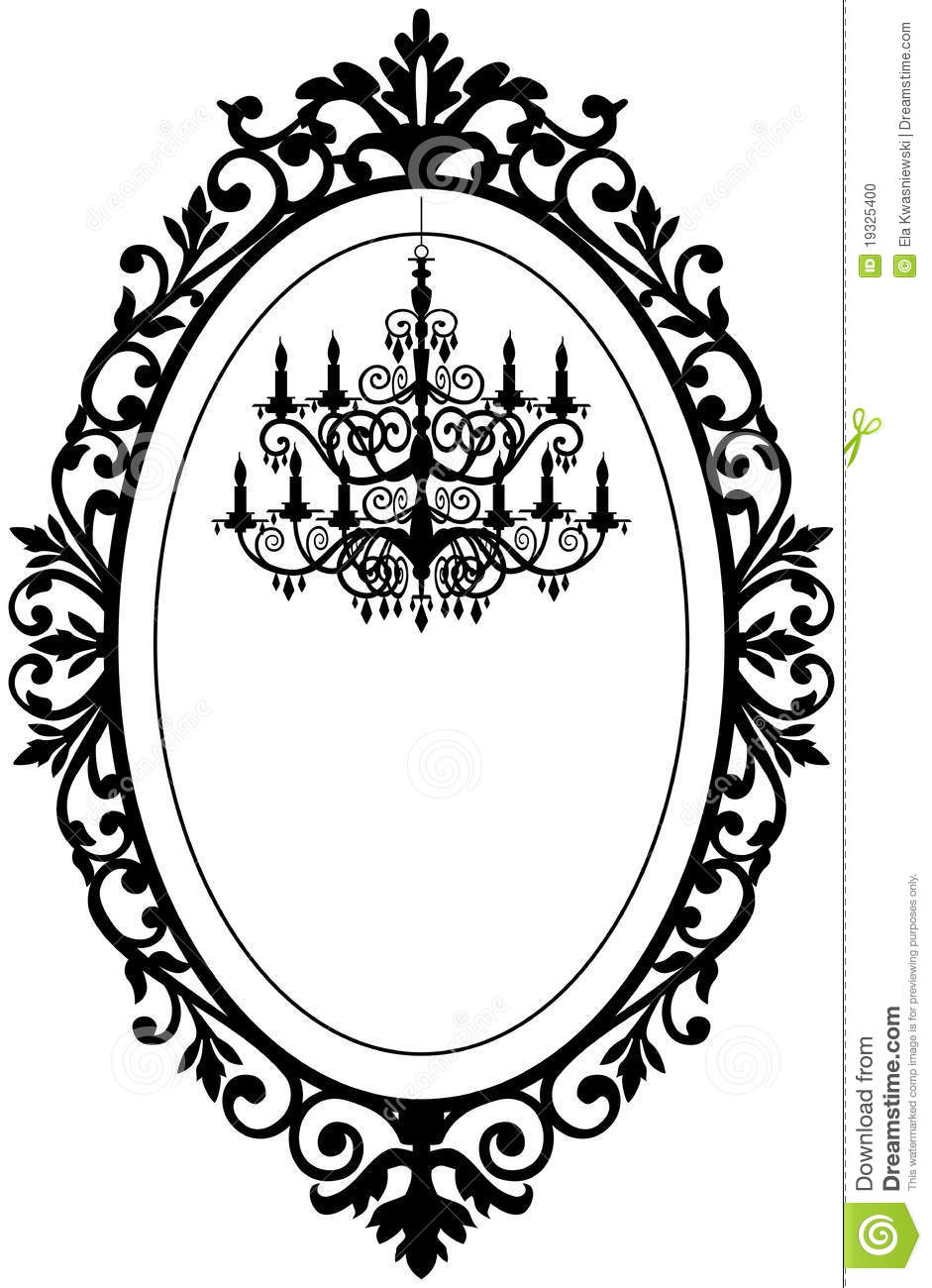 941x1300 Vintage Chandelier Clip Art
