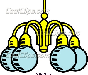 300x255 Chandelier Vector Clip Art