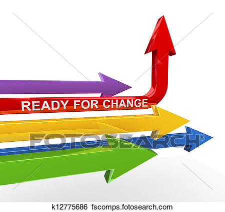 450x425 Stock Illustration Of 3d Ready For Change Arrow K12775686