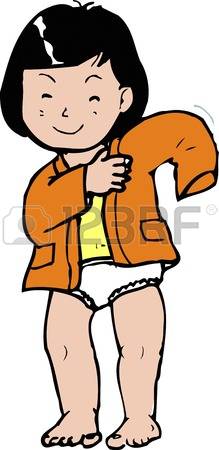 219x450 Changing Clothes Clipart