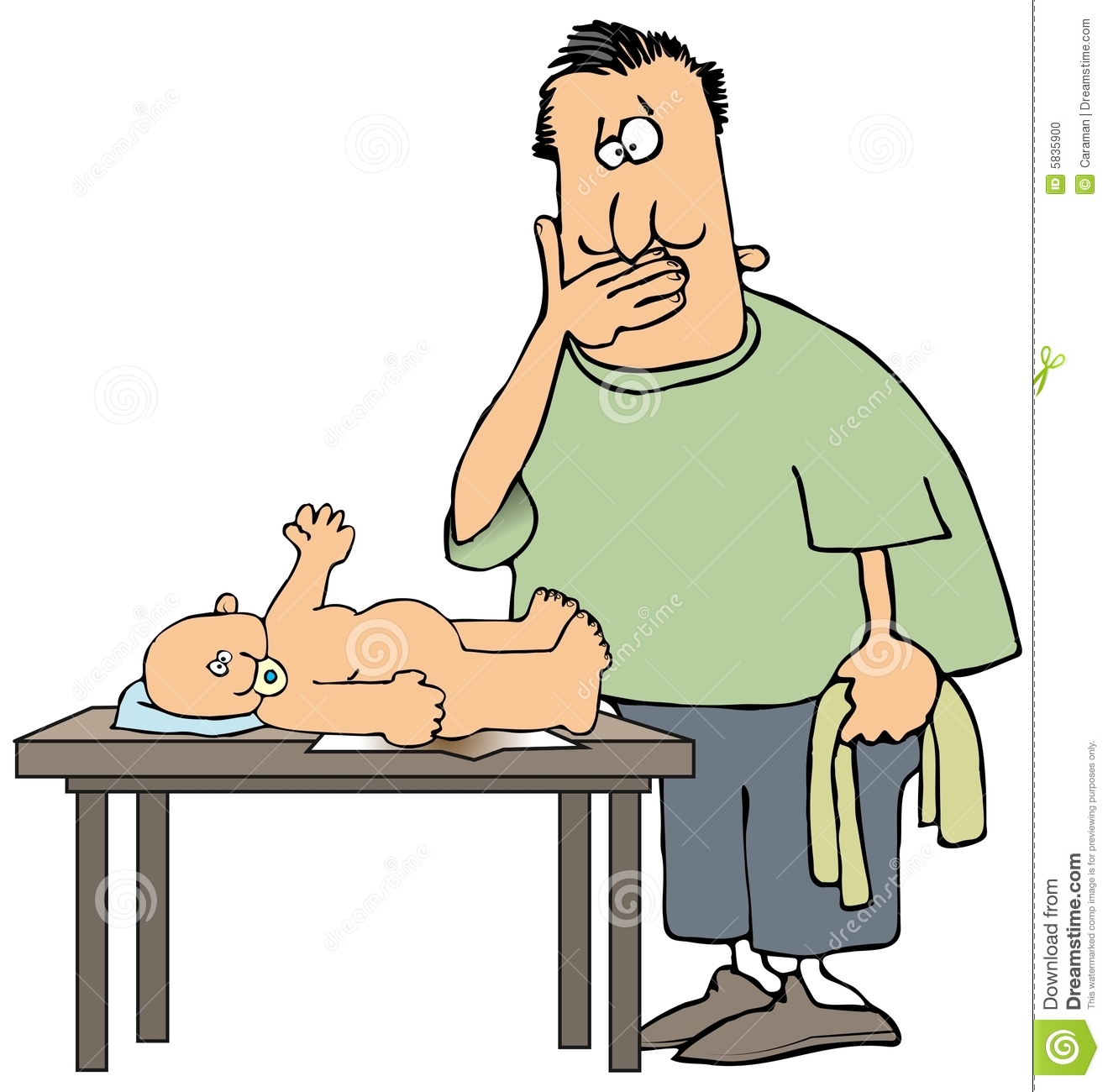 1319x1300 Stinky Diaper Clipart