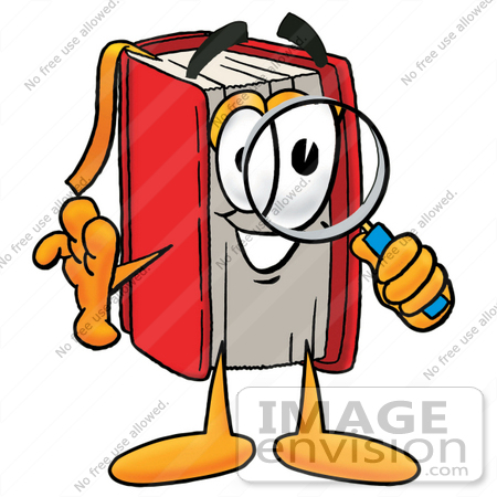 450x450 Cliprt Graphic Of Book Cartoon Character Looking Through