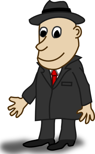 366x591 Comic Characters Businessman Clip Art