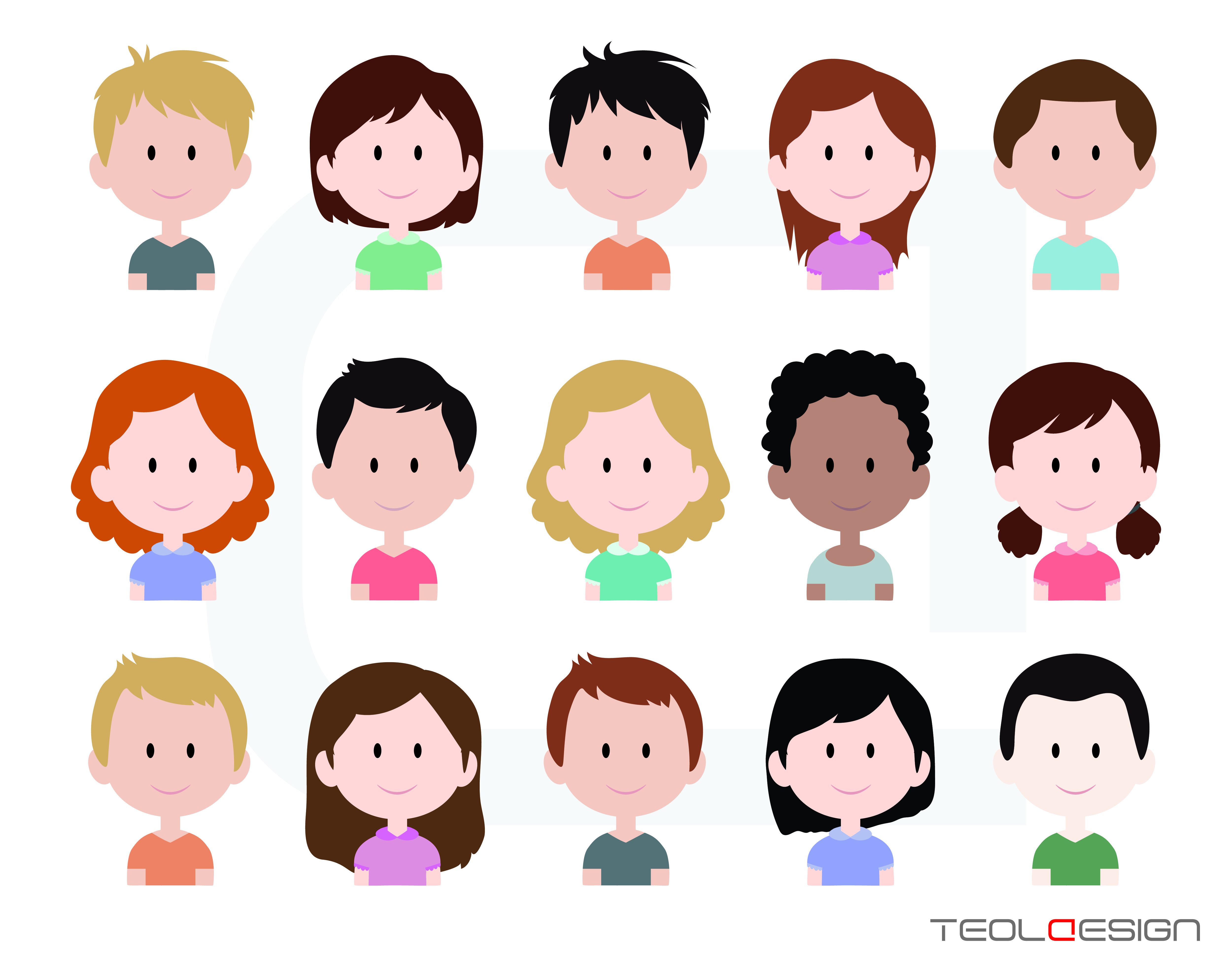 5000x3958 Kids Clipart Children Clipart Boy Clipart Girl Clip Art Kid
