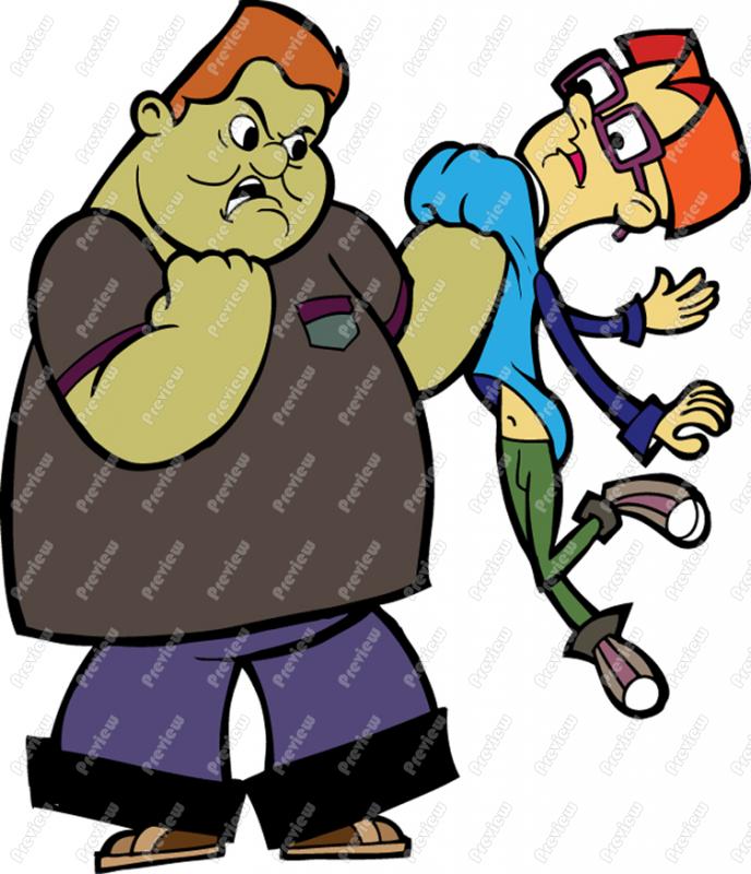 688x800 Bully Clip Art
