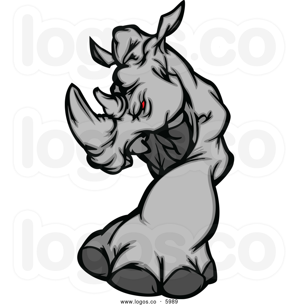 1024x1044 Charging Rhino Clipart Charging Rhino Drawing