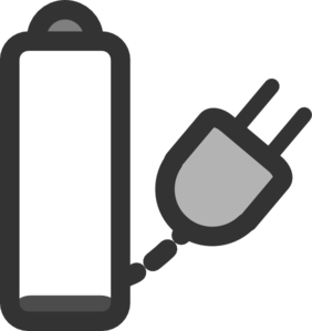 282x299 Laptop Charge Clip Art