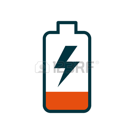 450x450 Battery Power Electric Digital Charge Royalty Free Cliparts