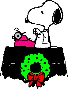 222x290 Snoopy Christmas Clip Art