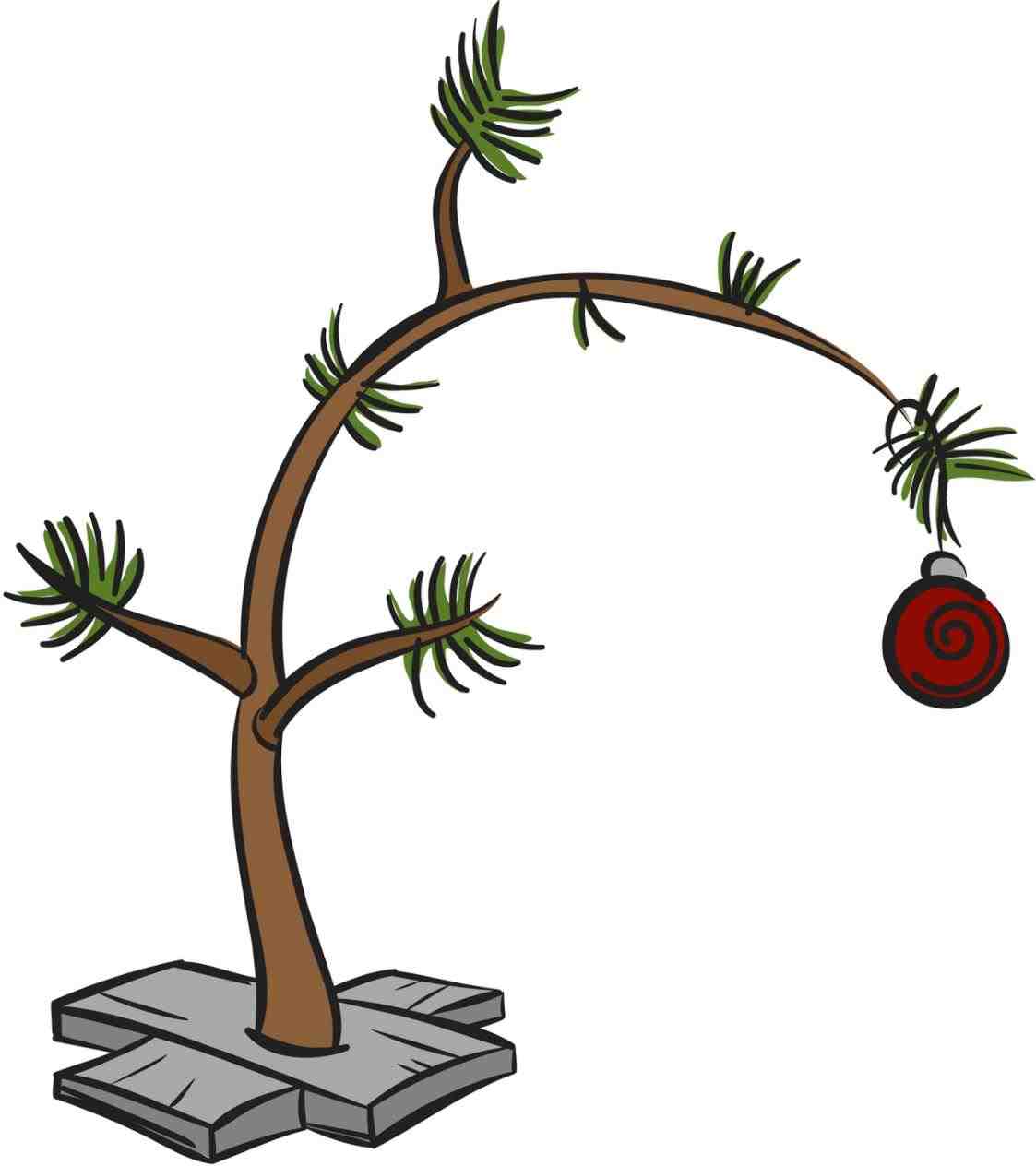 Charlie Brown Christmas Tree Clipart Free download on ClipArtMag