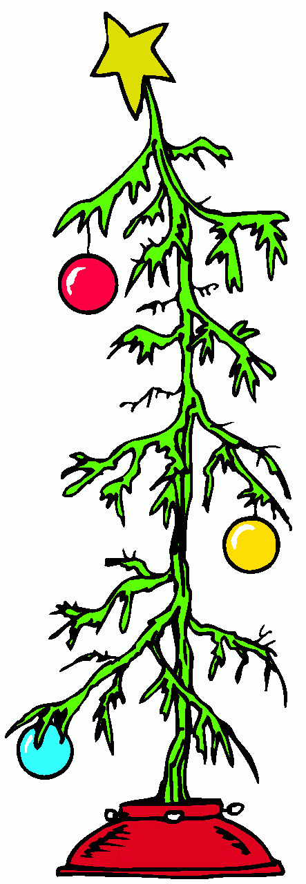 443x1280 Free Clip Art Charlie Brown Christmas Tree Clipart 7 2