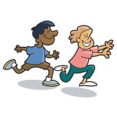 170x170 Kids Chasing Clip Art Clipart