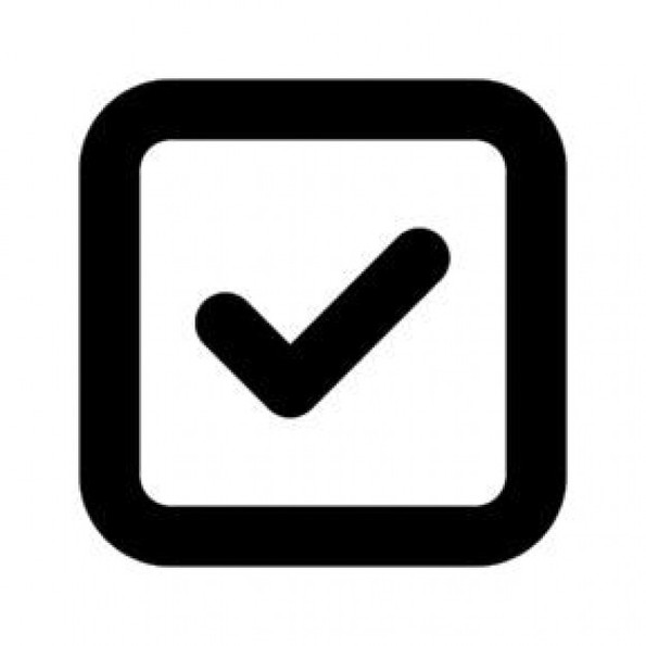 595x595 Checkbox Check Vector Clipart