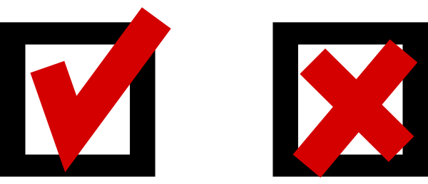 600x259 Check Sign Clipart