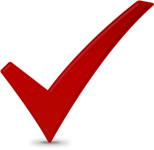 500x485 Check Icon Red Svg(Vector)public Domain Icon Park Share