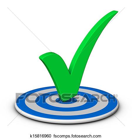 449x470 Stock Illustrations Of Check Mark And Target K15816960