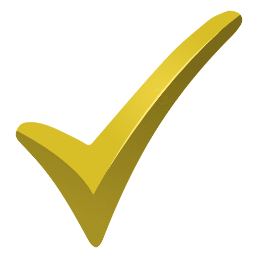 512x512 Yellow Check Mark