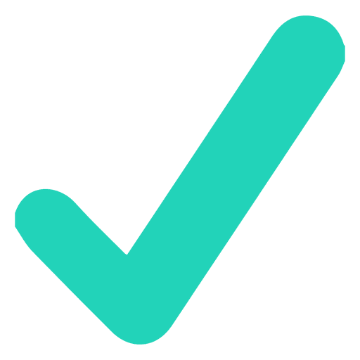 512x512 Blue Flat Check Mark