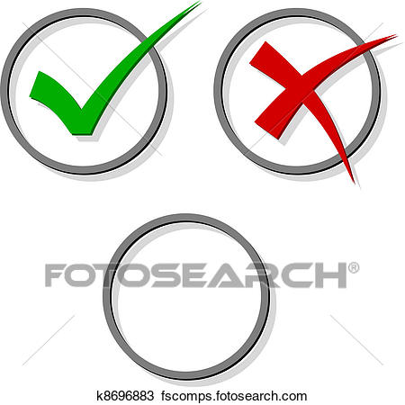 450x450 Clipart Of Vector Check Marks K8696883