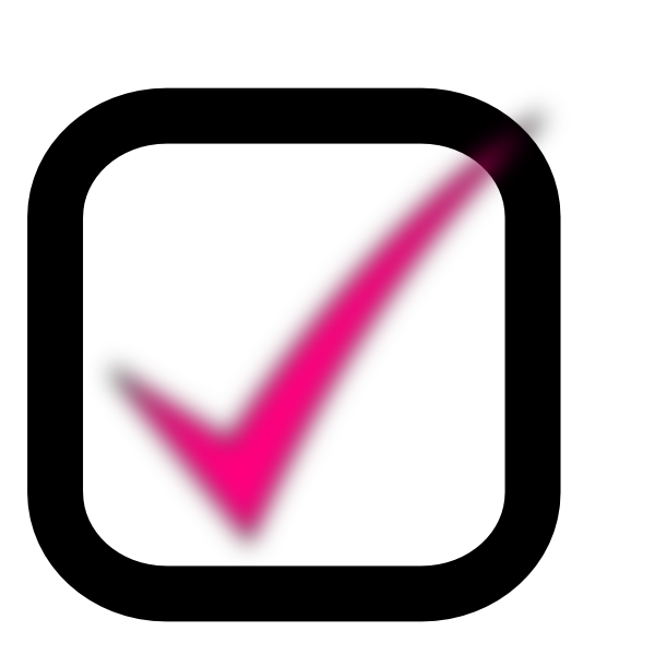 600x600 Checkbox Clip Art