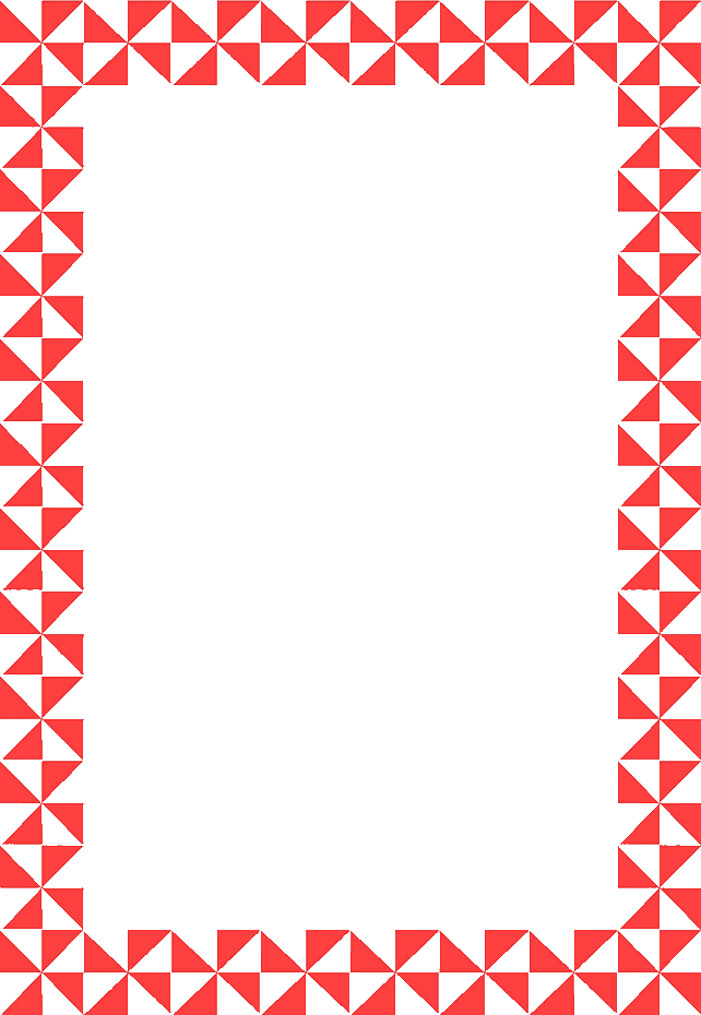 642x930 Red Chevron Border Clip Art