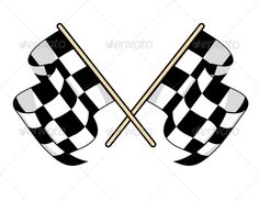 236x183 Racing Flags Clip Art